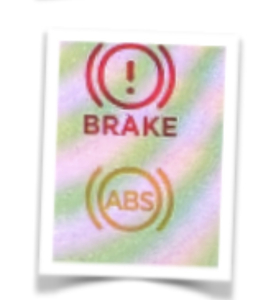 Varsellampe for ABS bremser
