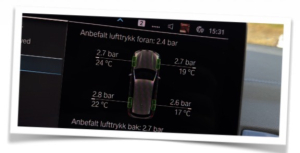 Lufttrykk sikkerhetspørsmål BMW